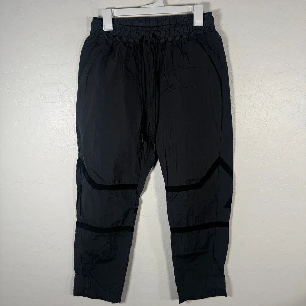 Jordan 23 Engineered Track Pants Mens Medium Black Nylon Joggers Athletic